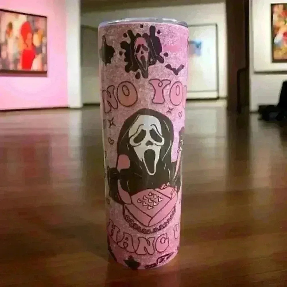 20oz Stainless Steel Tumbler (No you hang up)